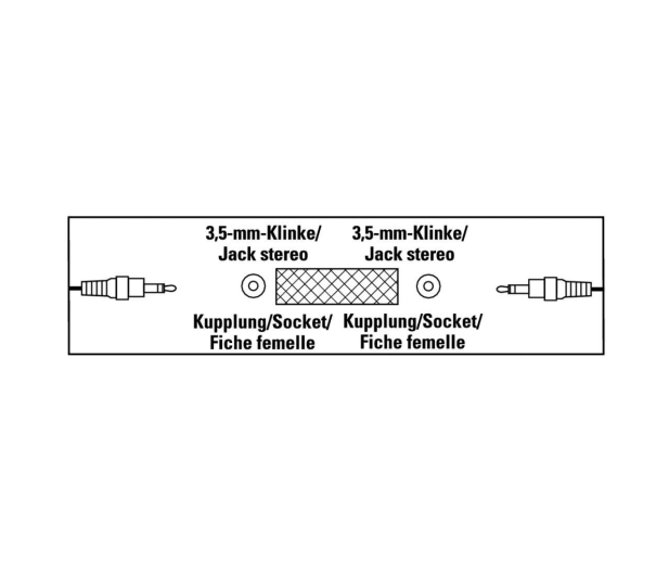 Hama ADAPTER JACK 3,5 GN. - JACK 3,5 GN. STEREO - 1465999 - zdjęcie 2